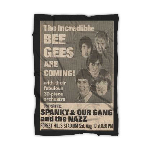 1968 Concert Ad For The Bee Gees Blanket