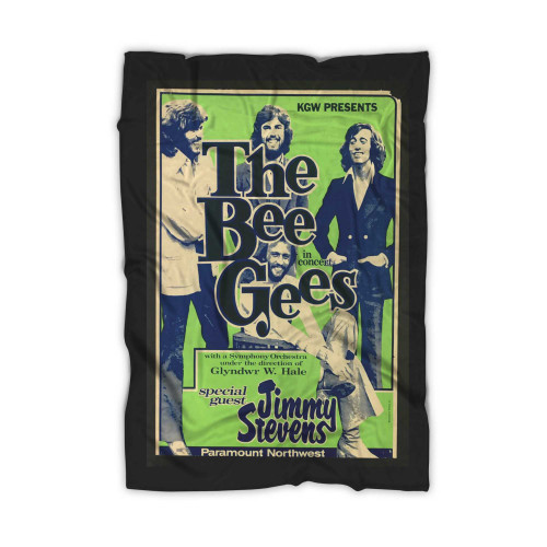 1973 Bee Gees Portland Or Concert Blanket