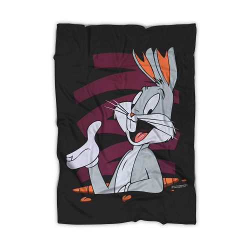 1993 Bugs Bunny Big Print Warner Brothers Blanket