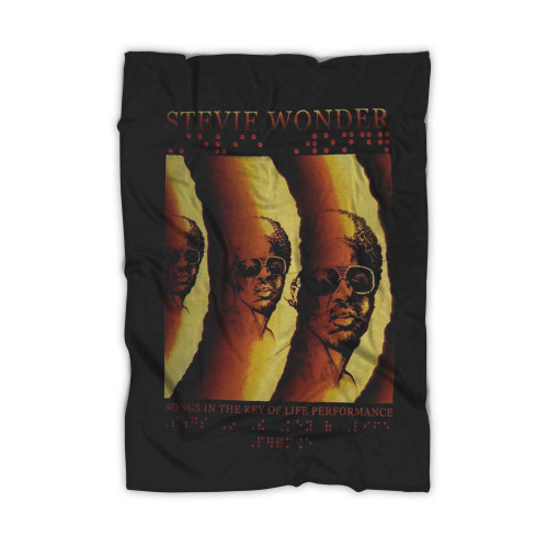 2014 Stevie Wonder Songs In The Key Of Life Performance Concert Tour Blanket