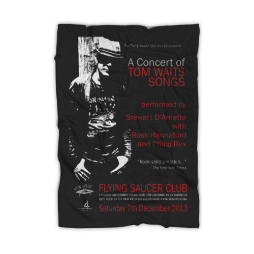 A Concert Of Tom Waits Songs Blanket