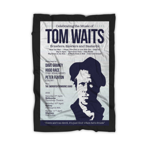 A Tribute To Tom Waits 2021 Australian Tour Blanket