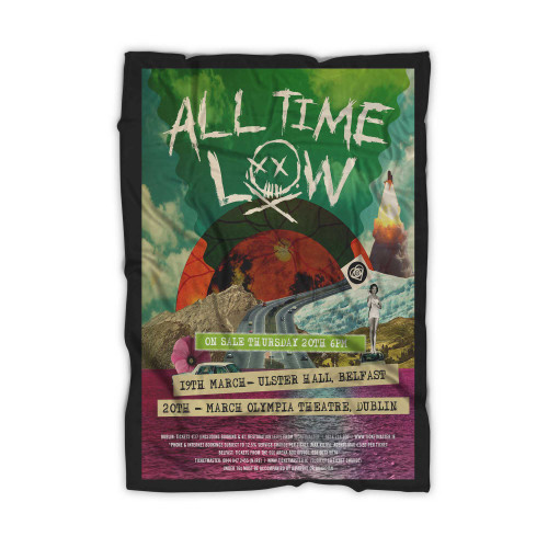 All Time Low 2017 Ireland Concert Tour Blanket