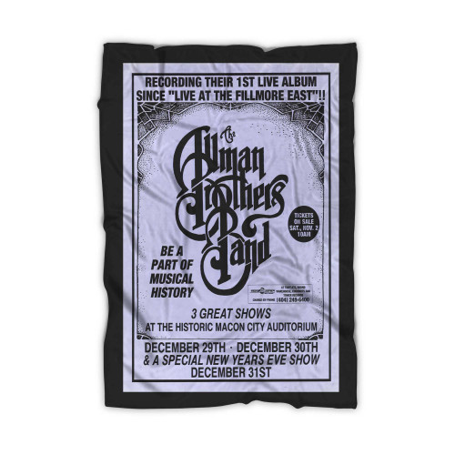 Allman Brothers Band Blanket