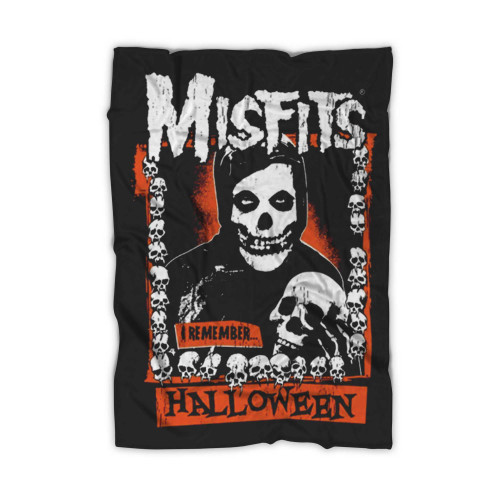 Band Misfits I Remember Halloween Fiend Blanket