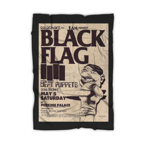 Black Flag Tour Gig Blanket