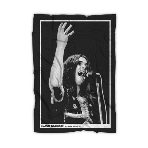 Black Sabbath (Ozzy Osbourne) Rotterdam Holland 1971 Blanket