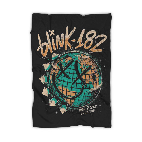 Blink 182 The World Tour 2023 2024 Blanket