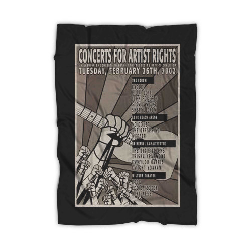 Concert For Artist Rights Original Concert Blanket