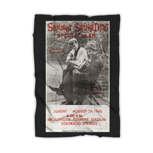 Everly Brothers Summer Swing Ding Spectacular Concert Blanket Everly Brothers Summer Swing Ding Spectacular Concert Blanket