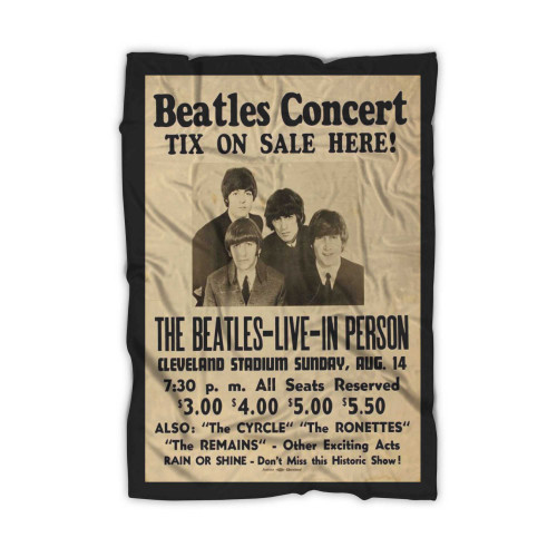 Fifty Five Years Ago The Beatles Played Cleveland One Last Time Blanket
