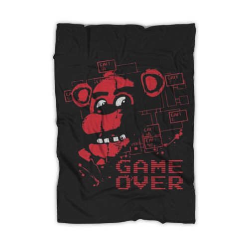 Five Nights At Freddy Freddy's Game Over Blanket