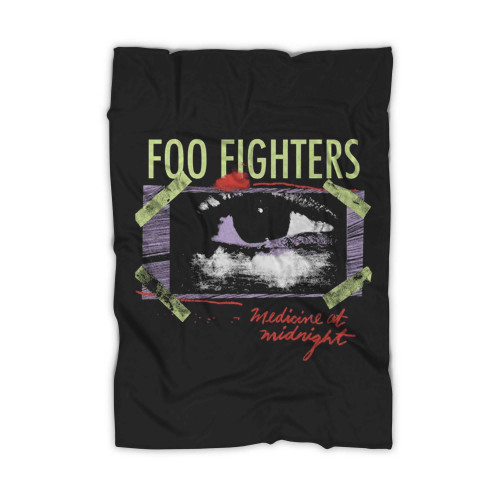 Foo Fighters Medicine At Midnight Eye Tape Rock Band Blanket