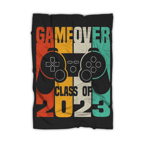 Game Over Class Of 2023 Grad Party Blanket