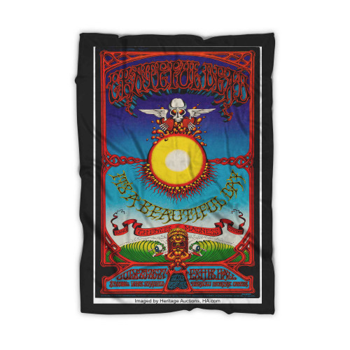 Grateful Dead Hawaiian Axomoxoa Concert Blanket