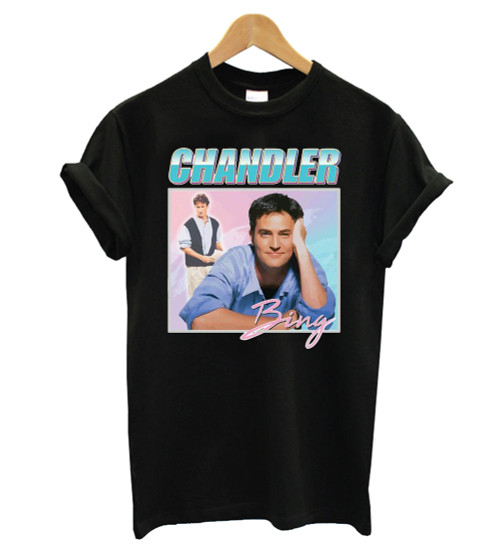 Friends Chandler Bing Funny Gift 90S Art Man's T-Shirt Tee Friends Chandler Bing Funny Gift 90S Art Man's T-Shirt Tee