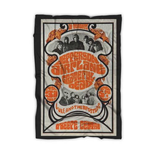 Jefferson Airplane Vintage Concert Blanket