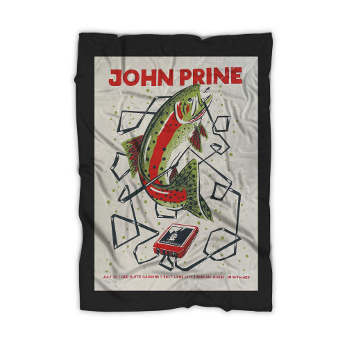 John Prine Concert Blanket John Prine Concert Blanket