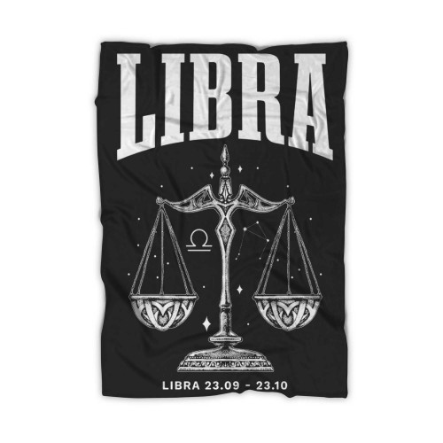 Libra Horoscope Zodiac Astrological Sign Blanket