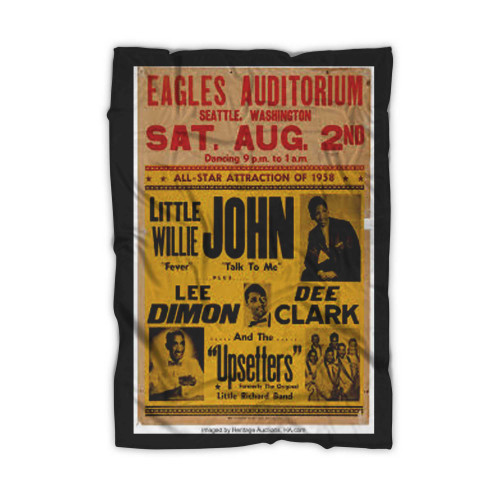 Little Willie John Eagles Auditorium Concert Blanket