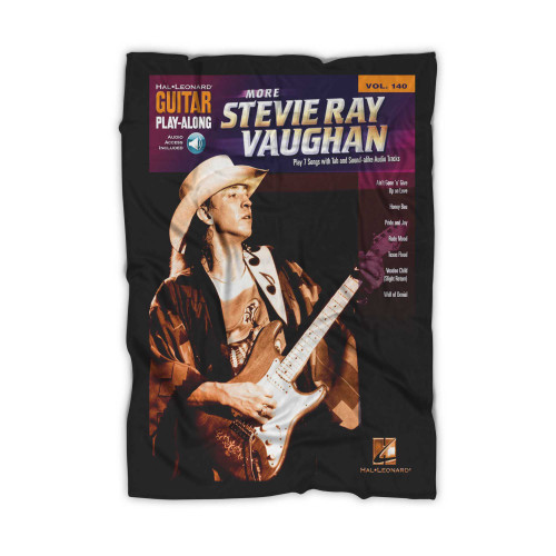 More Stevie Ray Vaughan Guitar Play Blanket