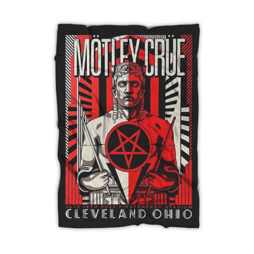 Motley Crue Cleveland Stadium Tour Blanket