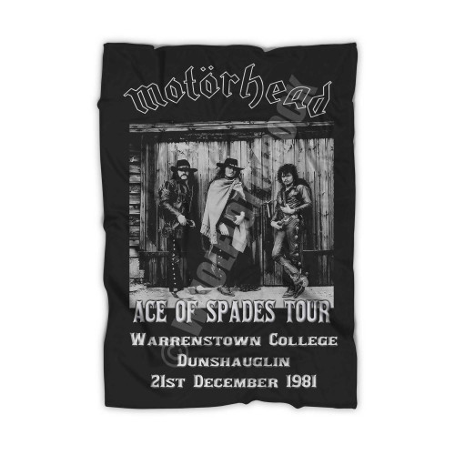 Motorhead Vintage Concert Blanket