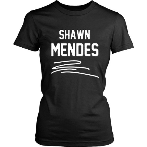 Shawn Mendes Title In Line Women's T-Shirt Tee