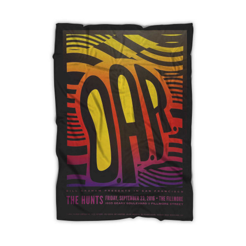 O A R Concert 2016 Blanket