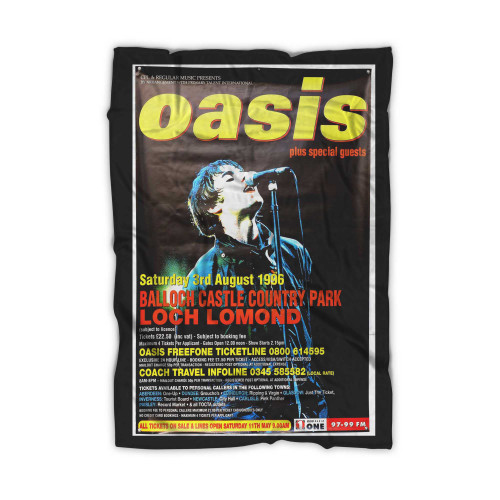 Oasis Loch Lomond 1996 Concert Blanket
