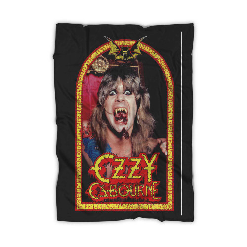 Ozzy Osbourne Speak Of The Devil Flag Blanket