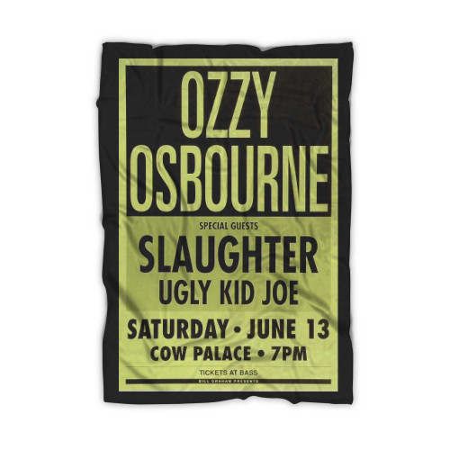 Ozzy Osbourne Vintage Concert 1 Blanket