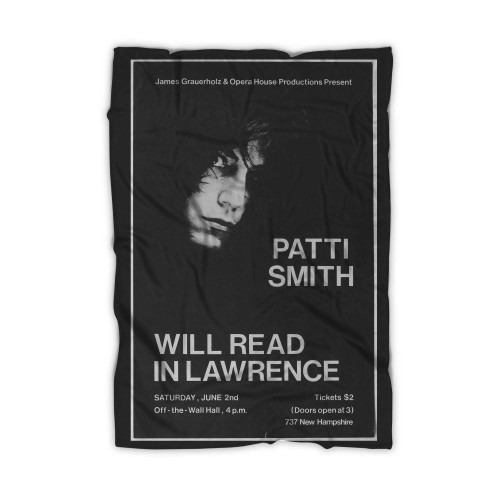 Patti Smith 1979 Blanket