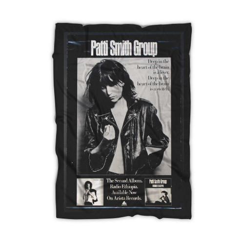 Patti Smith Radio Ethiopia Album Promotional Blanket