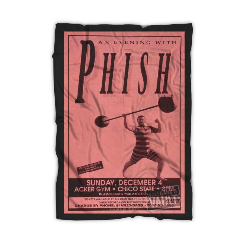 Phish Vintage Concert From Acker Blanket