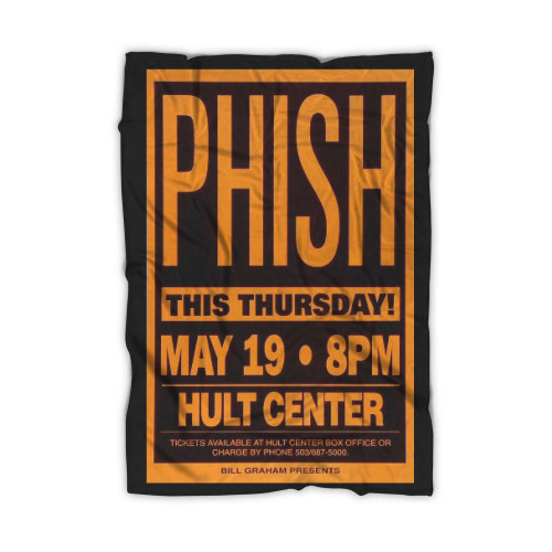 Phish Vintage Concert From Hult Center Blanket