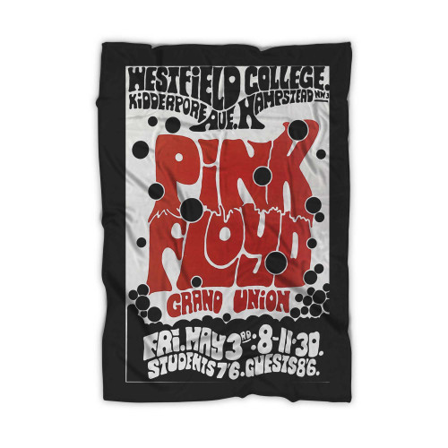 Pink Floyd 68 Westfield College London Concert Blanket
