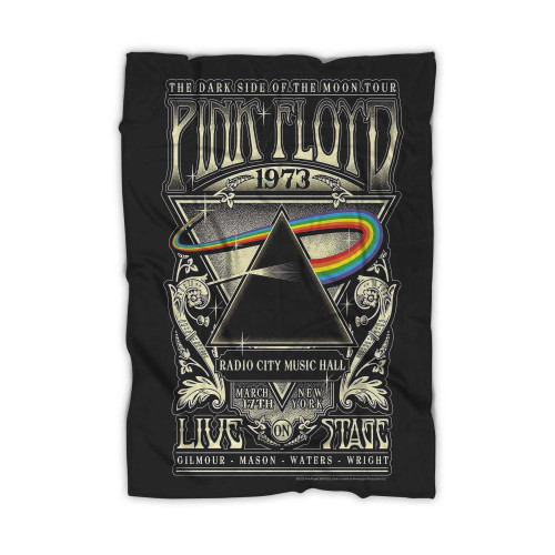 Pink Floyd Dark Side Of The Moon Tour 1973 Ny Concert Blanket