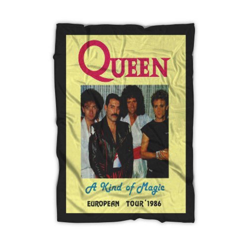 Queen Rock Concert 1986 Europe Tour Blanket