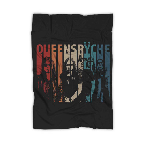 Queensryche Band Retro Vintage Blanket