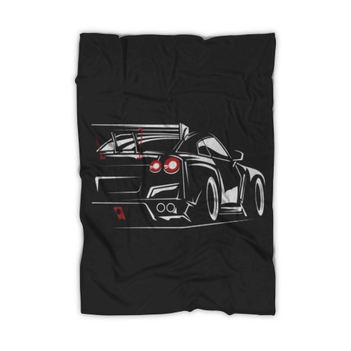 R35 Gtr Jdm Japanese Car Blanket