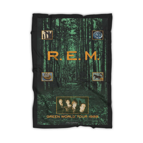 R E M 1989 World Tour Blanket