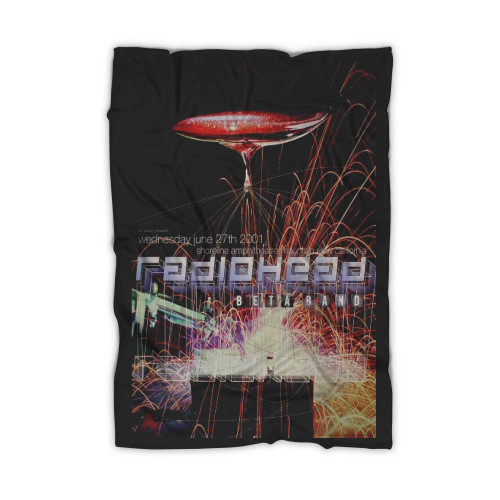Radiohead Vintage Concert 1 Blanket