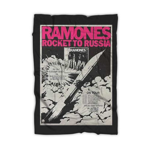 Ramones Rocket To Russia 1977 Blanket