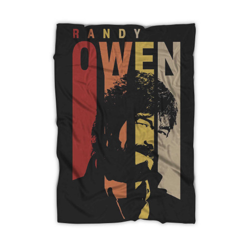 Randy Owen Retro Vintage Blanket