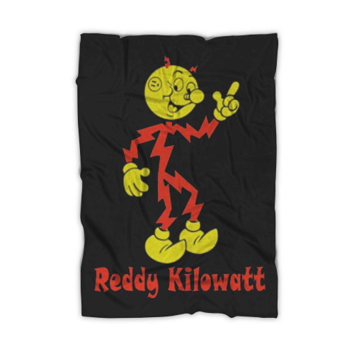 Reddy Kilowatt Electric Servant Retro Icon Blanket