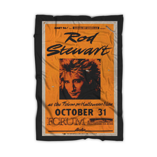 Rod Stewart Original Forum Cardboard Concert Blanket