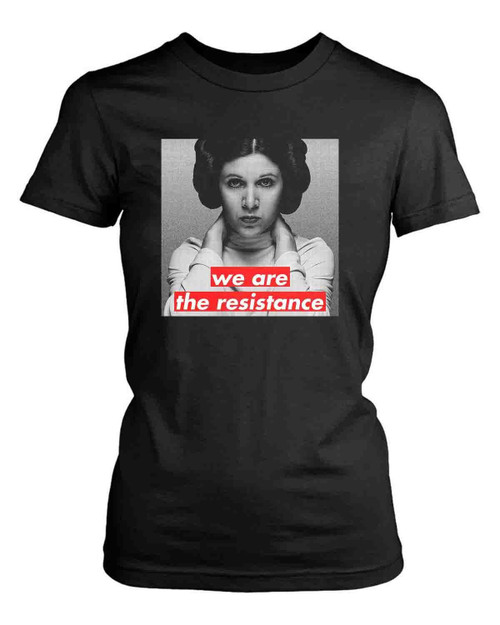Badass Princess Leia We Are The Resistance Women's T-Shirt Tee