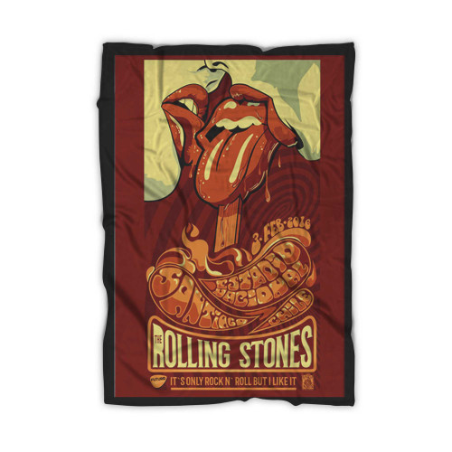 Rolling Stones Framed Concert 3 Blanket