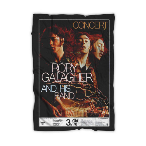 Rory Gallagher Photo Finish Frankfurt 1978 Blanket